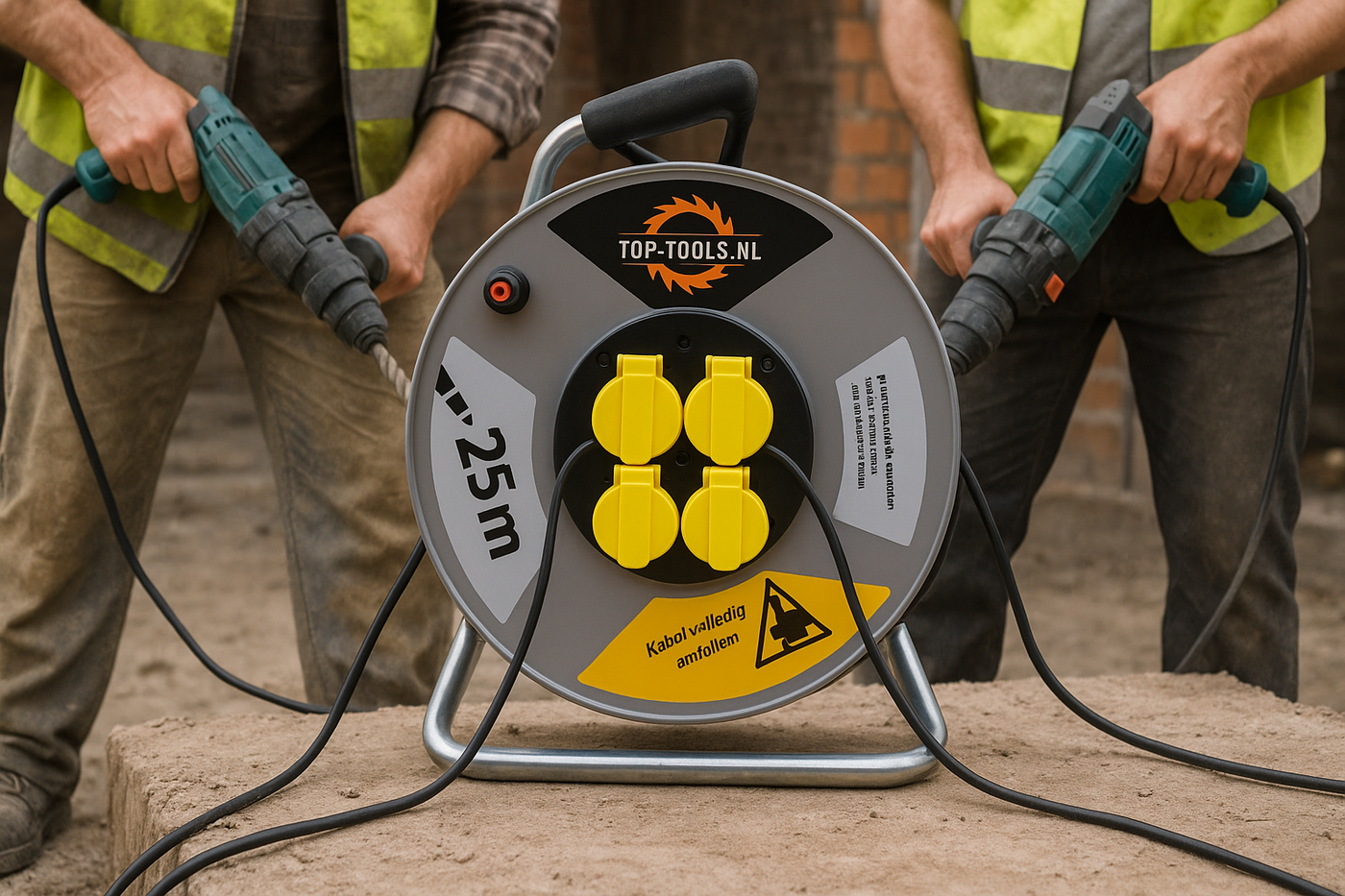 Verlengsnoer kabelhaspel 