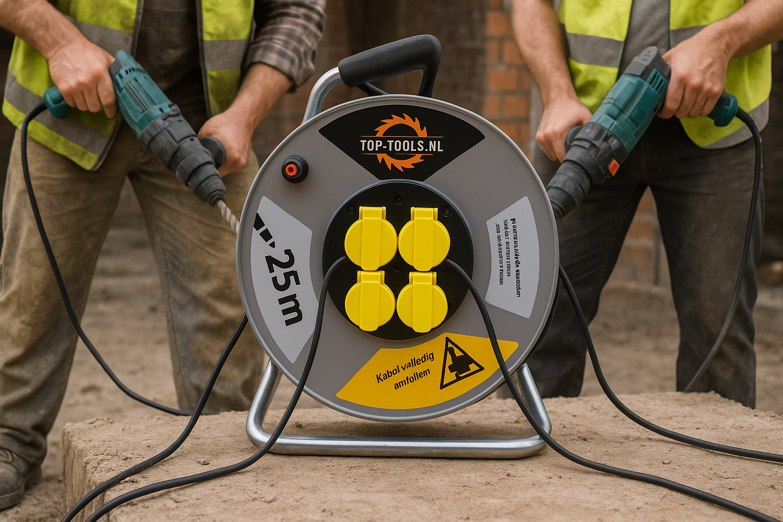 Verlengsnoer kabelhaspel 