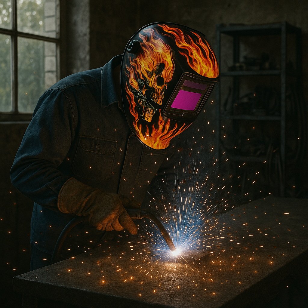 Laskappen ultraviolet