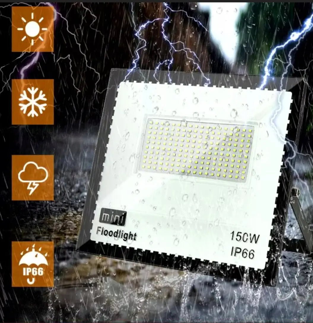 150W LED Schijnwerper – Koud Wit 10500 Lumen Floodlight - Top - Tools.nl