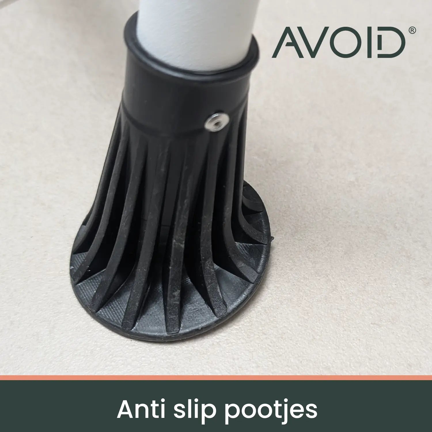 AVOID Huishoudtrap – Keukentrap Opstapkrukje – Inklapbare Trapladder – Wit – Veilig & Stabiel Avoid