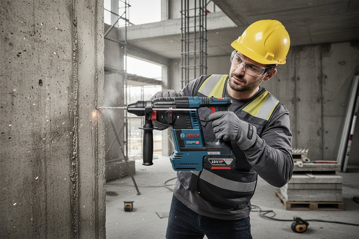 Bosch Gbh 18V-26 Professional Cordless Combi Drill