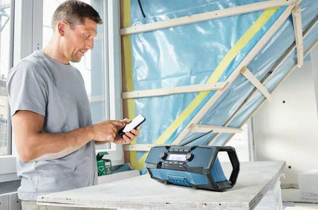 Bosch Gpb 18V-2 C Professional Cordless Construction Site Radio