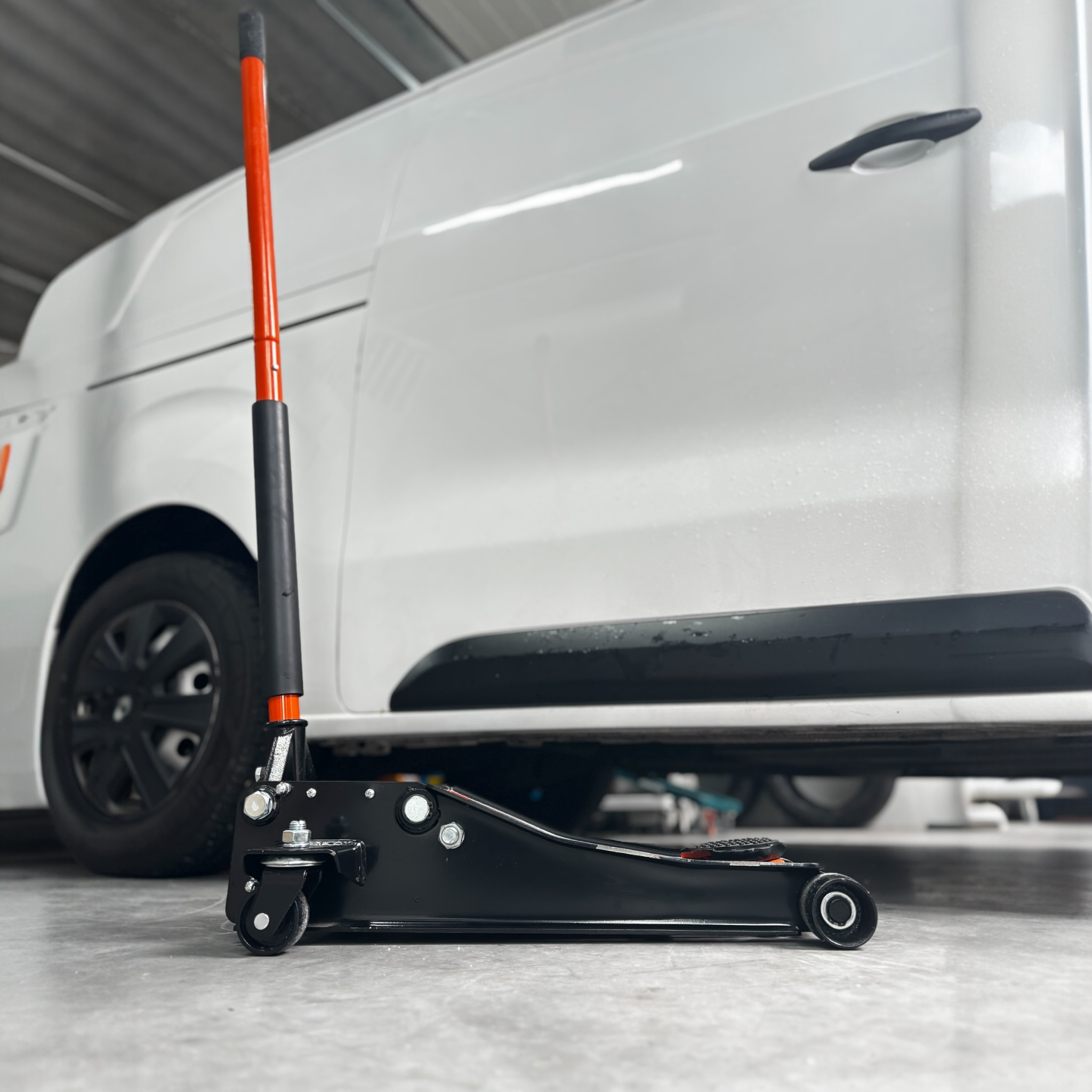 Garagekrik 3000KG | (GRATIS PAD 40mm Extra hoog) extra laag 83mm - 515mm | dubbele plunjers | snelle hefboo HDKTOOLS