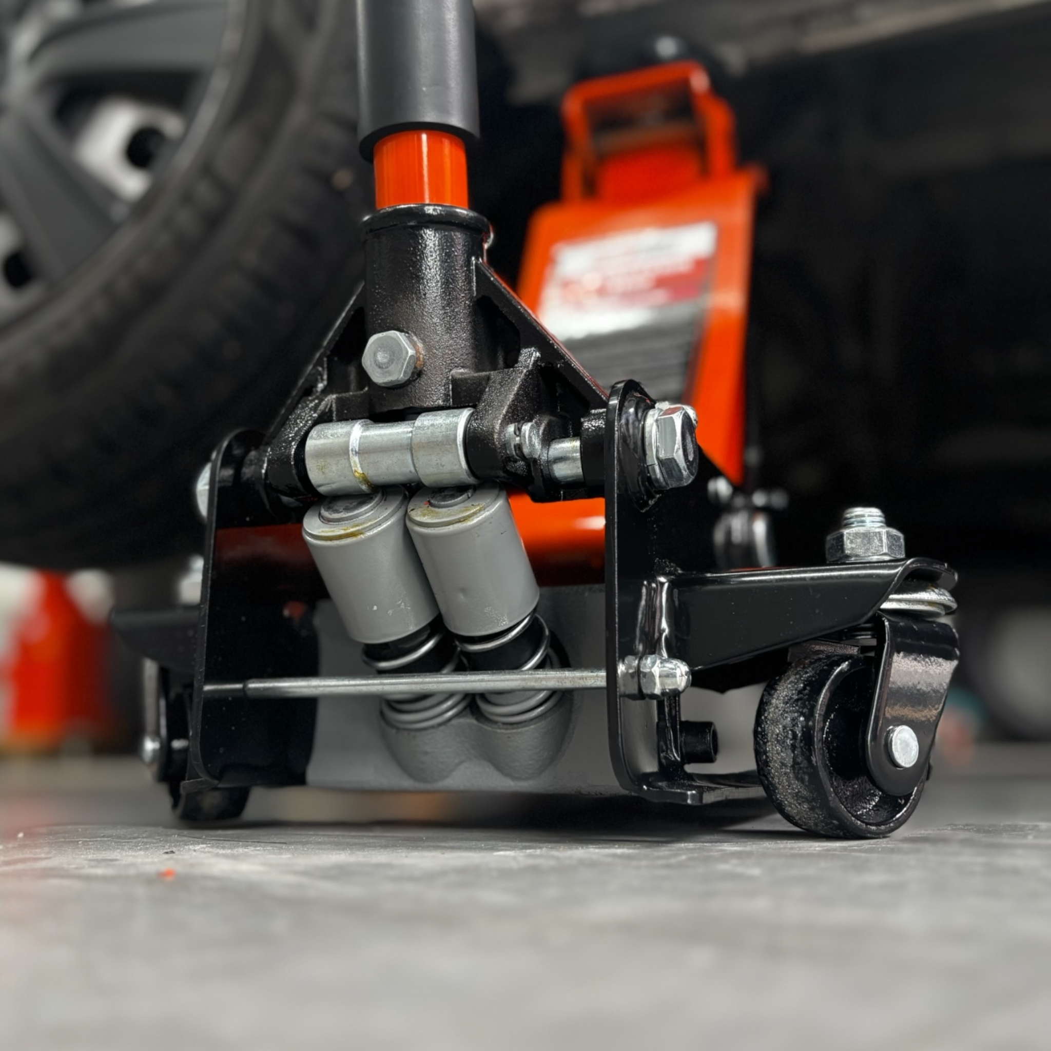 Garagekrik 3000KG | (GRATIS PAD 40mm Extra hoog) extra laag 83mm - 515mm | dubbele plunjers | snelle hefboo HDKTOOLS