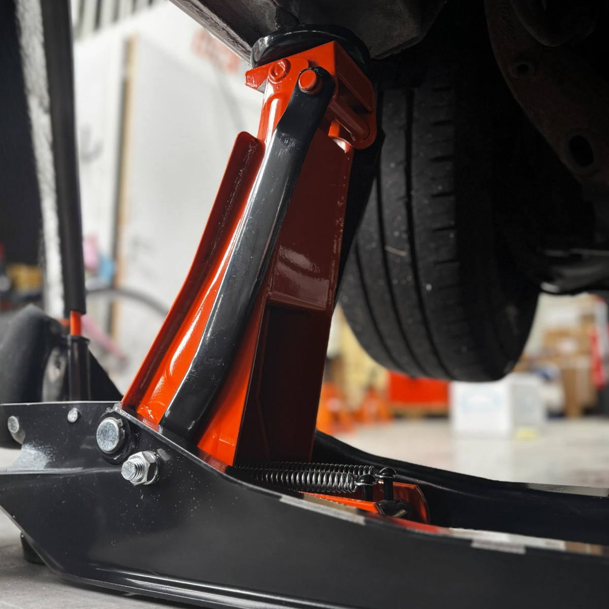 Garagekrik 3000KG | (GRATIS PAD 40mm Extra hoog) extra laag 83mm - 515mm | dubbele plunjers | snelle hefboo HDKTOOLS