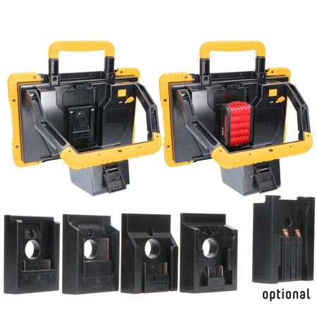 LED's Work Draadloze LED Bouwlamp 5200 - Werkt op accu's van Makita, Bosch, Dewalt, Milwaukee, Metabo – IP54 LED.nl
