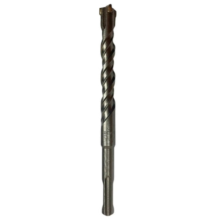 Een zilverkleurige SDS betonboor met een 4-snijder kruispunt.