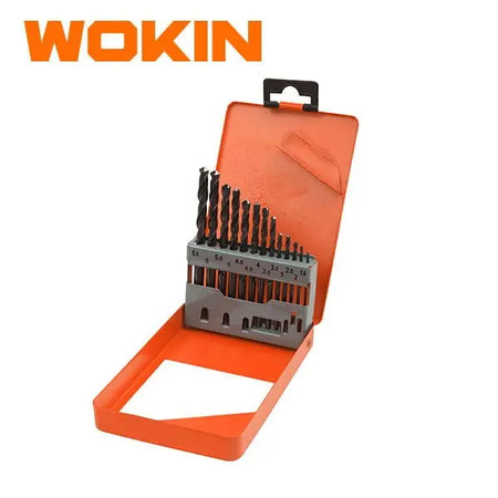 WOKIN 13-DELIGE HSS SPIRAALBOORSET VOOR METAAL Set 1.5-6.5mm - Top-Tools.nl