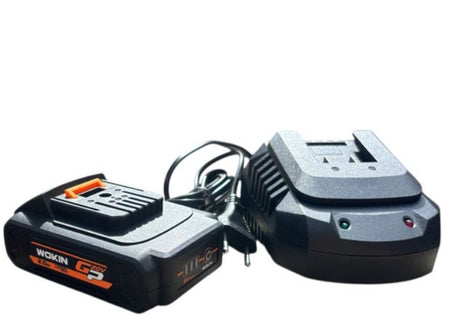 accu lader en wokin accu 2 ah