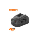 Wokin 20V fast charger with indicator lights.