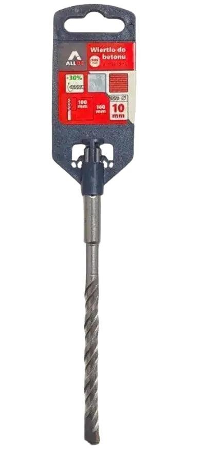 ALBBE SDS - PLUS Betonboor 10 MM – Tweesnijdende Kop voor Steen & Baksteen - Top - Tools.nl