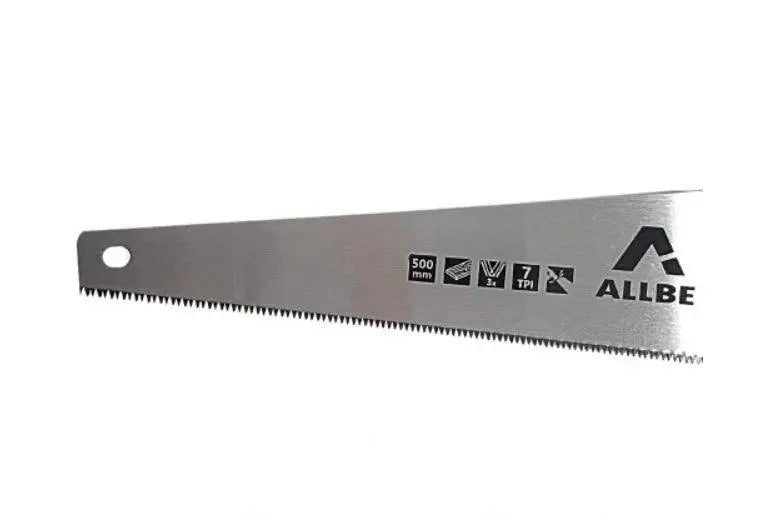 ALLBE Handzaag 500mm – Gehard Blad, Ergonomisch Handvat voor Hout - Top - Tools.nl