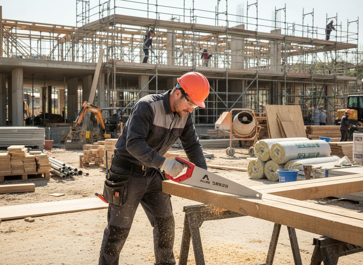 ALLBE Handzaag 500mm – Gehard Blad, Ergonomisch Handvat voor Hout - Top - Tools.nl