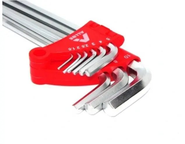 ALLBE Inbussleutel Set – Kogelkop – Extra Lang – 1.5 - 10mm – 9 Stuks - Top - Tools.nl