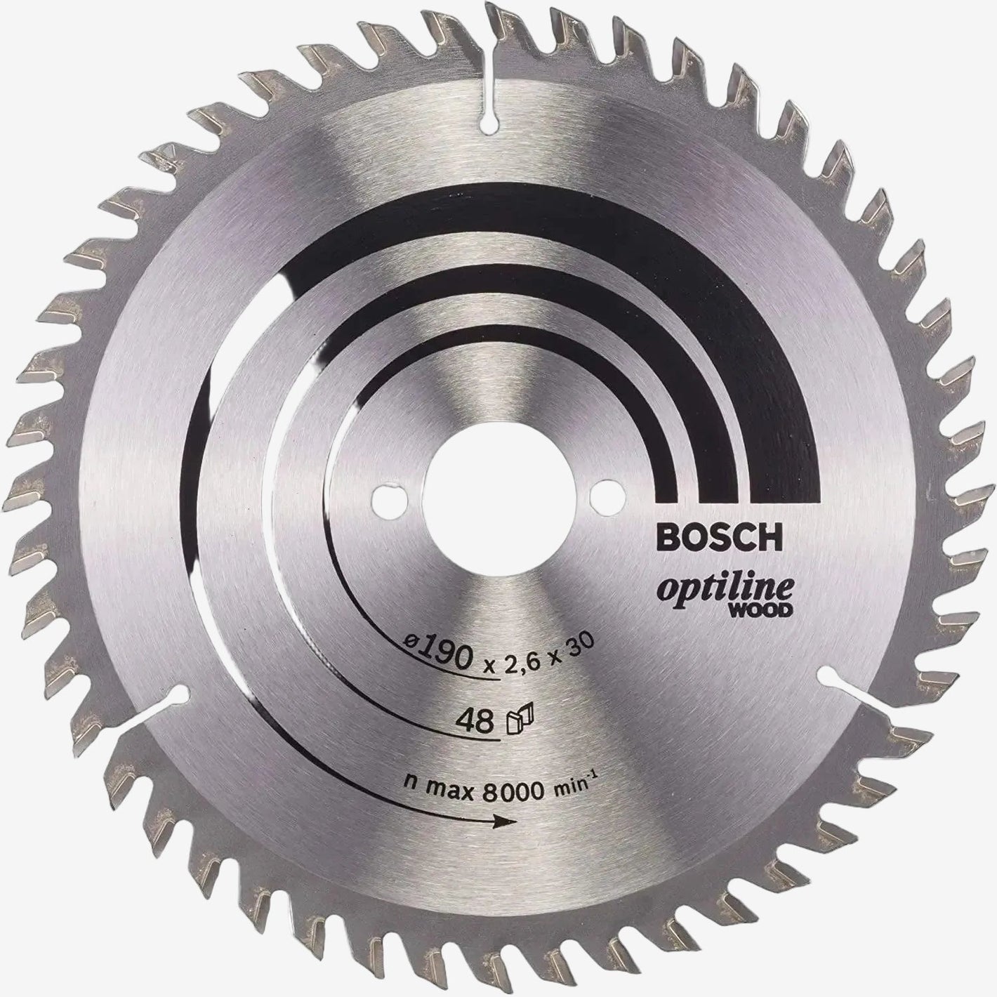 Bosch Circular Saw Blade Optiline Wood 190 X 30 48D - Top - Tools.nl