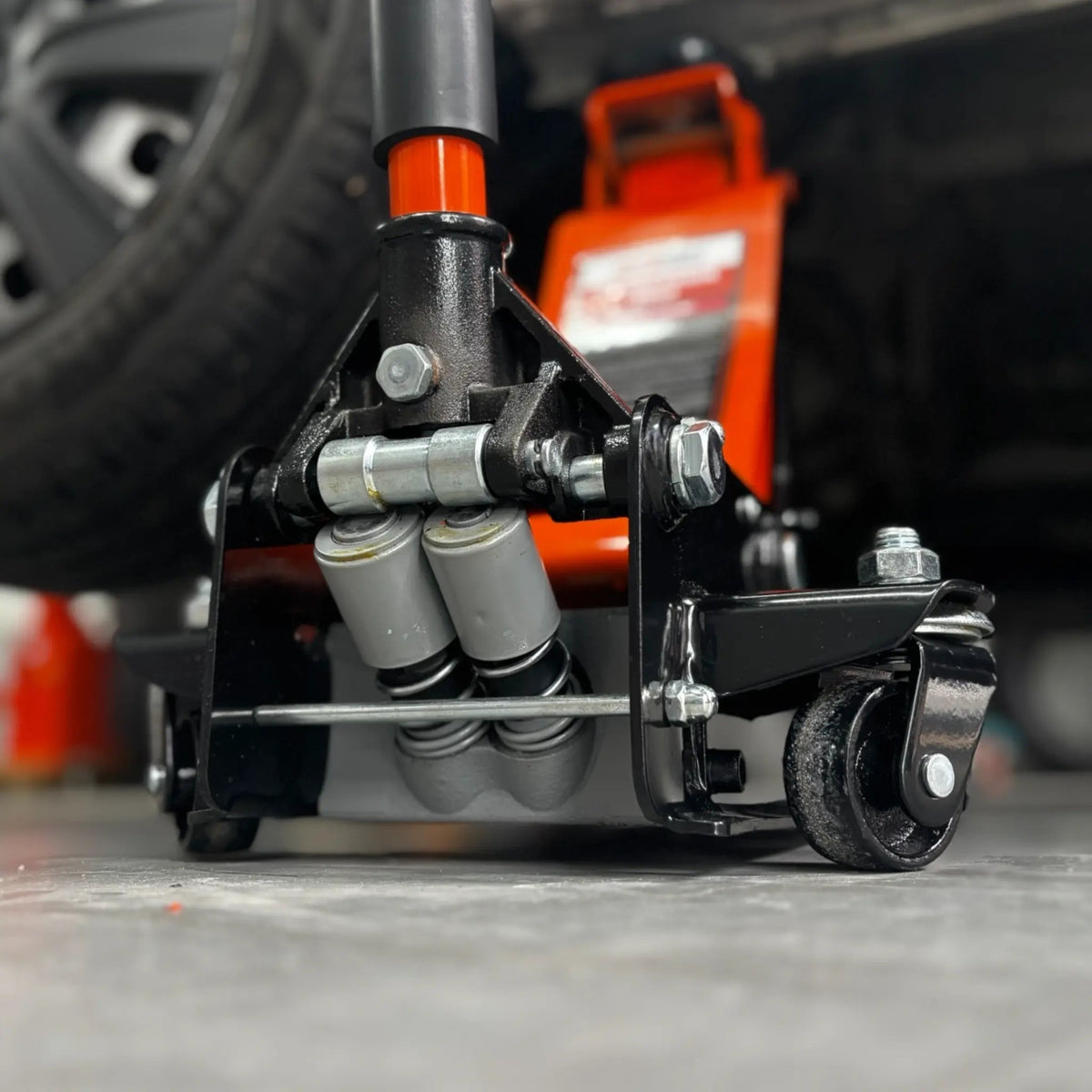 Garagekrik 3 ton extra laag | GRATIS PAD 40mm | 83mm - 505mm hoogte | dubbele plunjers | snelle hefboom - Top - Tools.nl