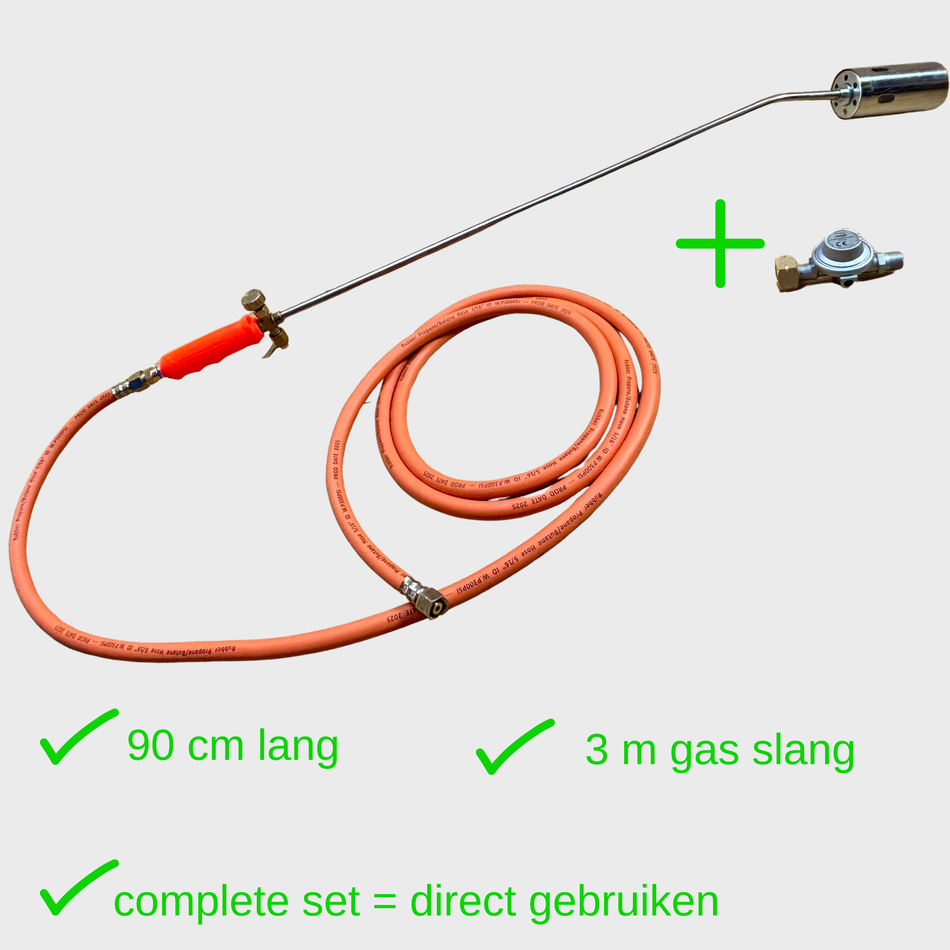 Gasbrander 90 cm - Onkruidbrander - Dakbedekking brander