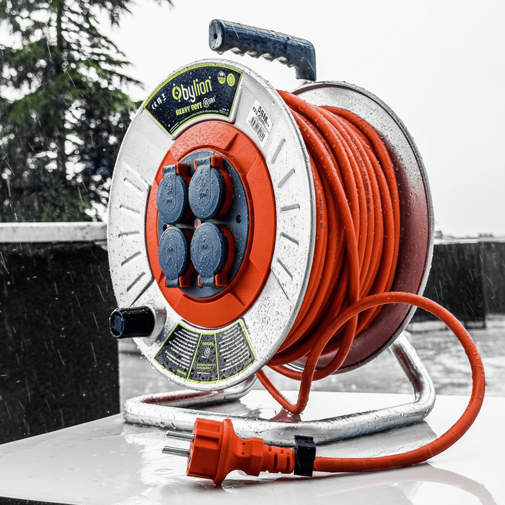 Kabelhaspel 25m Bylion IP44 3680 Wat Top-Tools.nl