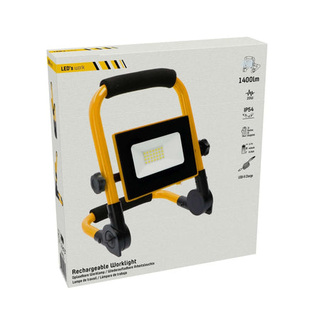 LED's Work Bouwlamp 1400 - Inklapbaar & Draaibaar - Stof - en waterbestendig - 20W - Top - Tools.nl