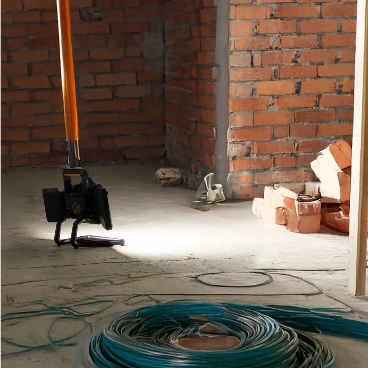 LED's Work LED Bouwlamp Werklamp Oplaadbaar 4000lm 30W Opvouwbaar & Compact - Top - Tools.nl