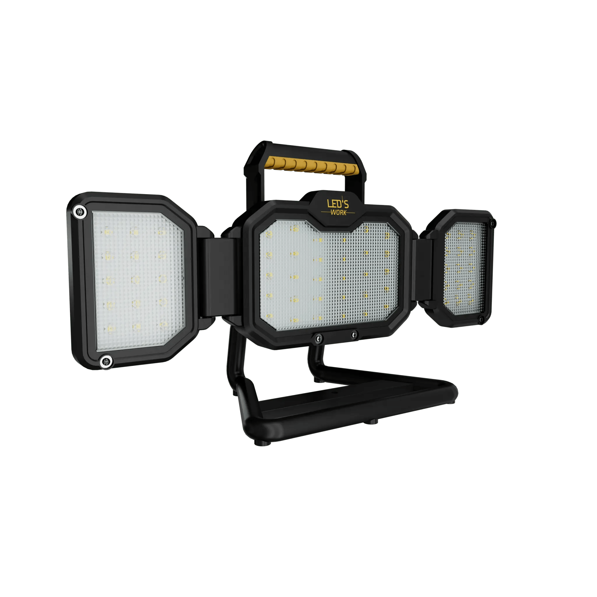 LED's Work LED Bouwlamp Werklamp Oplaadbaar 4000lm 30W Opvouwbaar & Compact - Top - Tools.nl