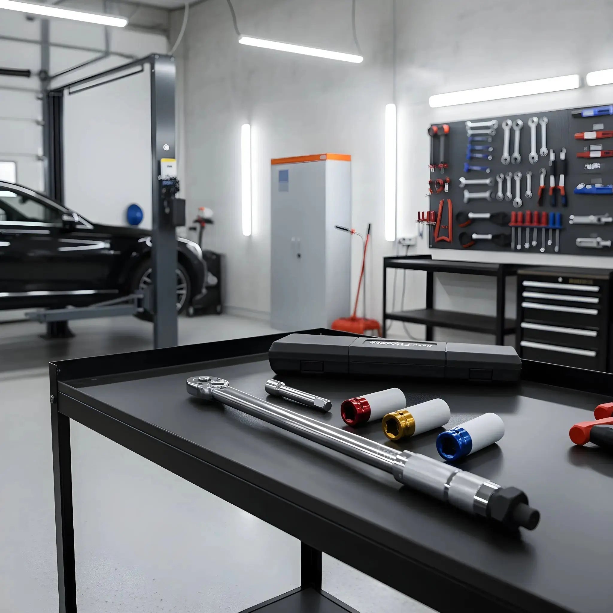 Momentsleutel 40/210 Nm (incl. krachtdoppen) - Top - Tools.nl