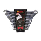 Onex 12 - Delige Ringsteeksleutel Set – Chroom - Vanadiumstaal 6 - 22mm - Top - Tools.nl