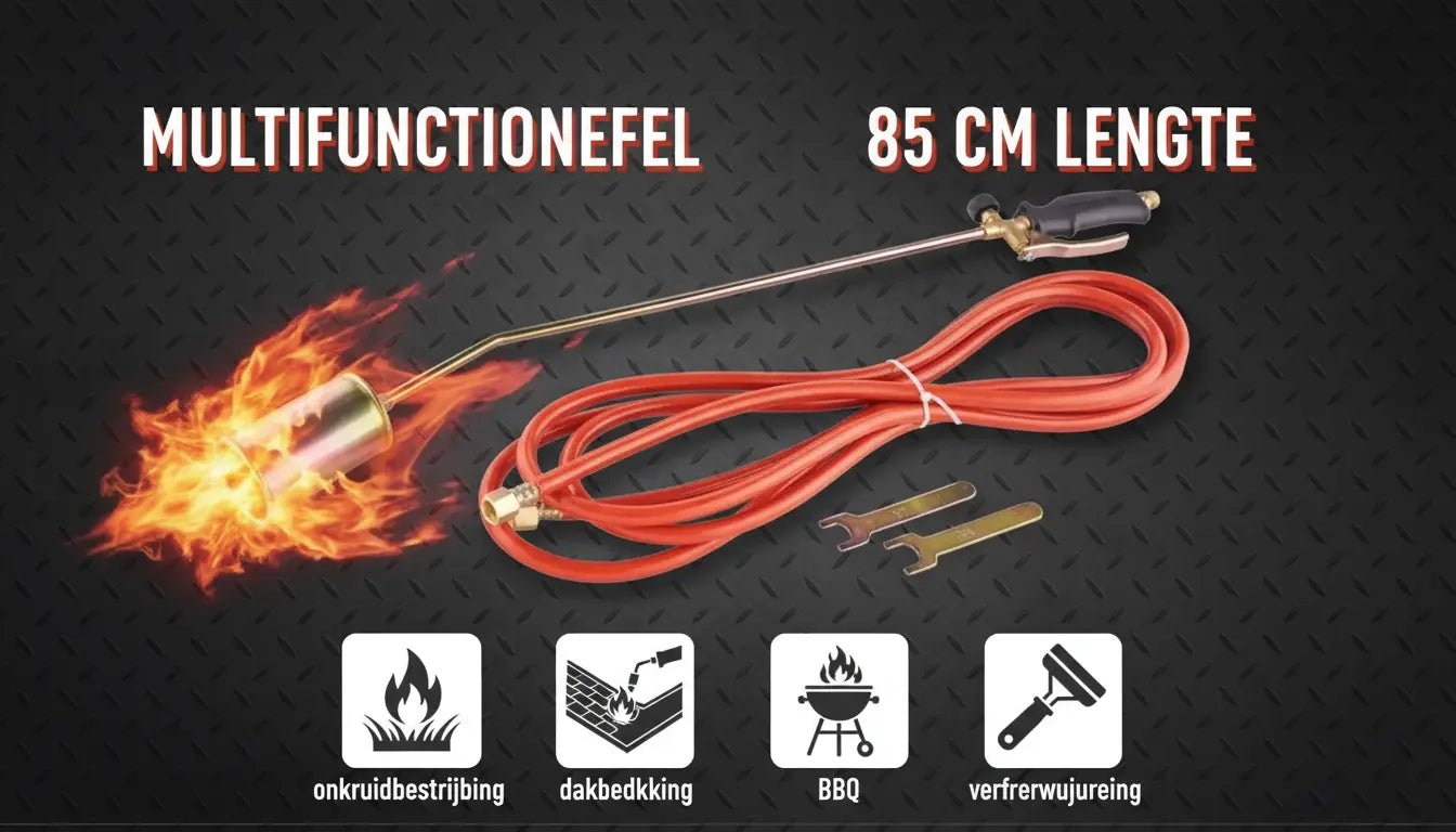 Onkruidbrander – Gasbrander 85 cm voor Dakbedekking - Top - Tools.nl