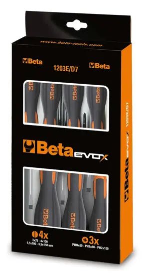 Schroevendraaierset Beta Tools Evox 1203E/D8P - 8 Delig - Top - Tools.nl