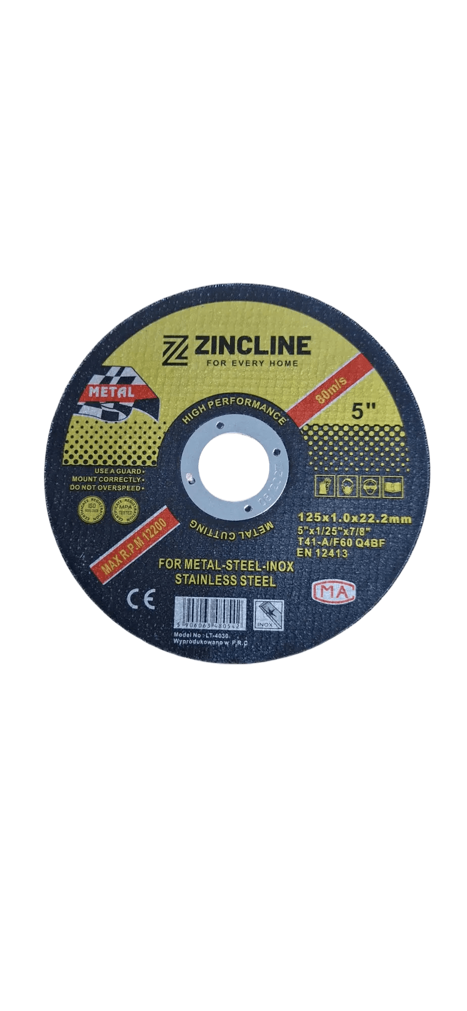 Top - Tools Metaal Slijpschijven 125x1.0mm – Voor Staal & RVS (10 Stuks) - Top - Tools.nl