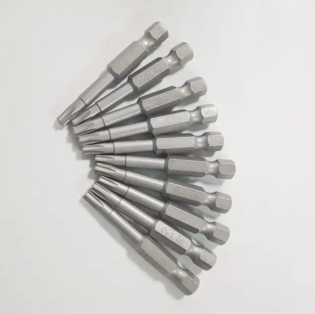 Top - Tools TORX T30 Bit Set – 10 - Delig Gehard Staal Schroefbits - Top - Tools.nl