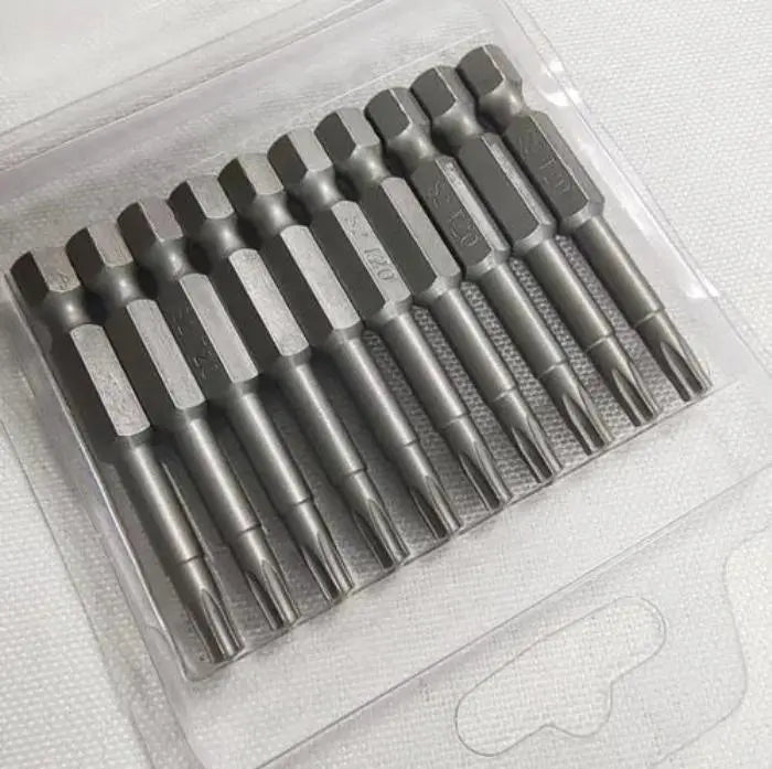 Top - Tools TORX T30 Bit Set – 10 - Delig Gehard Staal Schroefbits - Top - Tools.nl