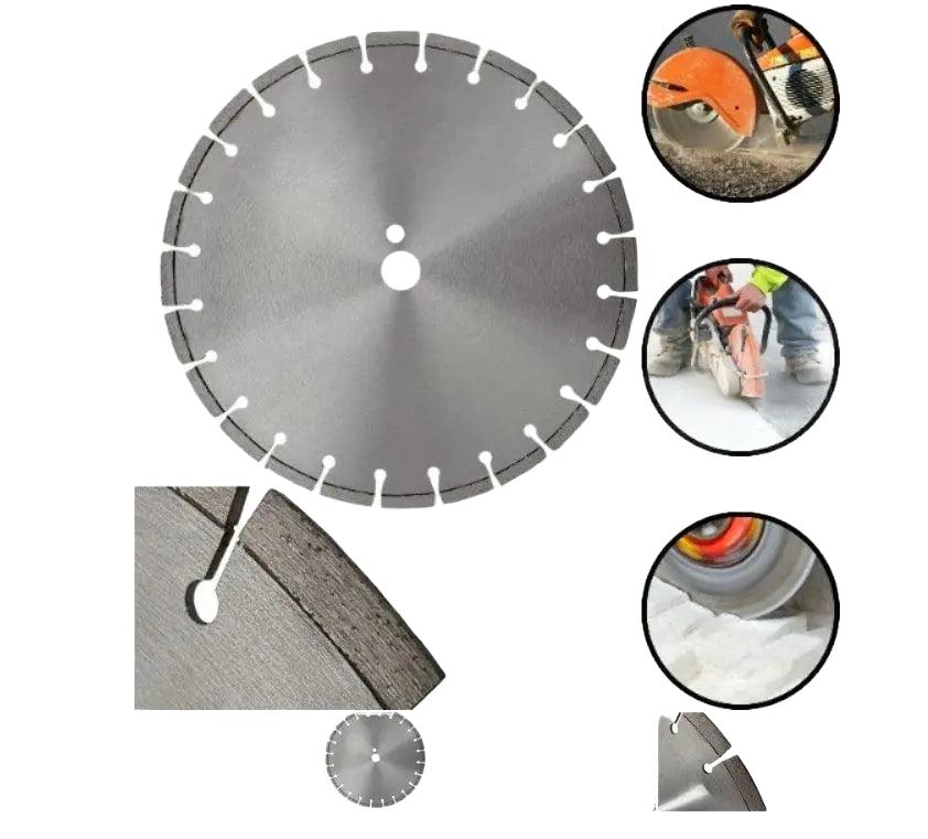 Top - Tools.nl Diamantschijf 350 mm – Gesegmenteerd voor Beton & Steen - Top - Tools.nl