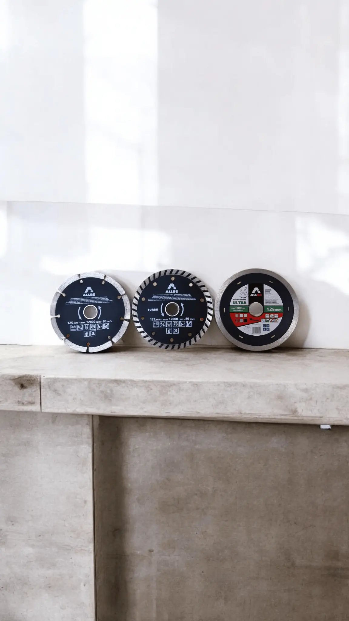 Top - Tools.nl Diamantschijf Doorslijpschijf Set – 125mm voor Beton & Steen - Top - Tools.nl