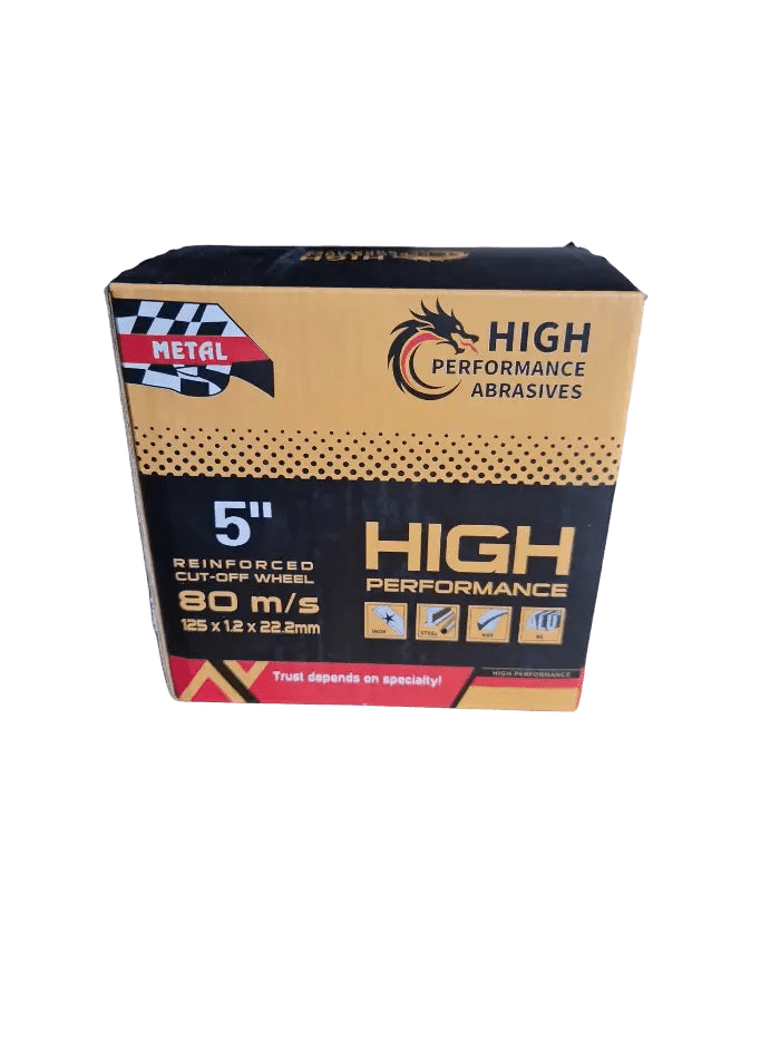 Top - Tools.nl Metaal Slijpschijven 125x1.0mm – 50 Stuks voor Staal & RVS - Top - Tools.nl