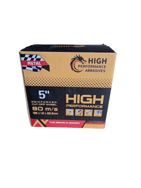 Top - Tools.nl Metaal Slijpschijven 125x1.0mm – 50 Stuks voor Staal & RVS - Top - Tools.nl