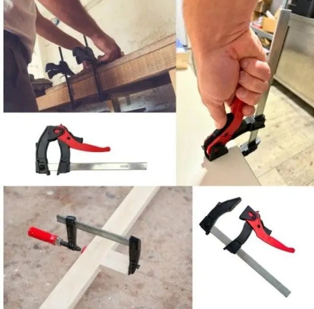 Top - Tools.nl Snelspanner Lijmtang 200x90mm – Automatische Quick Klem - Top - Tools.nl