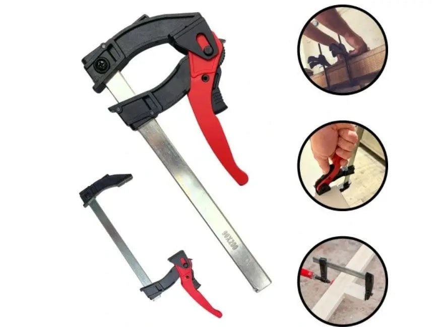 Top - Tools.nl Snelspanner Lijmtang 200x90mm – Automatische Quick Klem - Top - Tools.nl