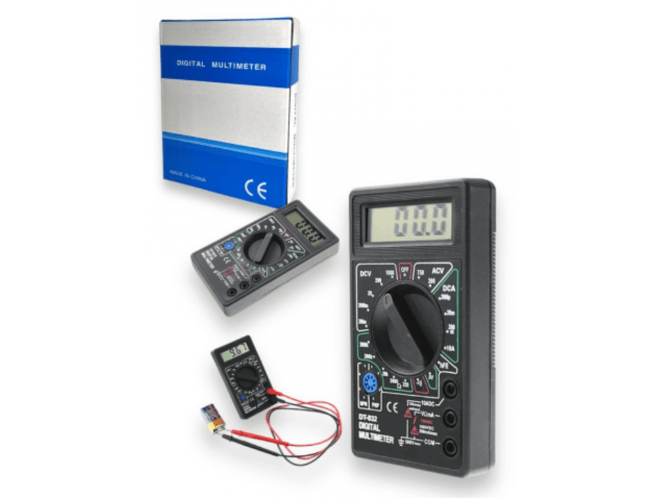 Universele digitale voltmeter / multimeter met wijzer en zoemer - Top - Tools.nl