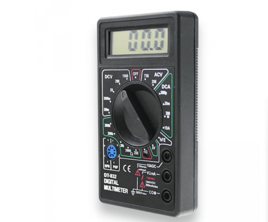 Universele digitale voltmeter / multimeter met wijzer en zoemer - Top - Tools.nl