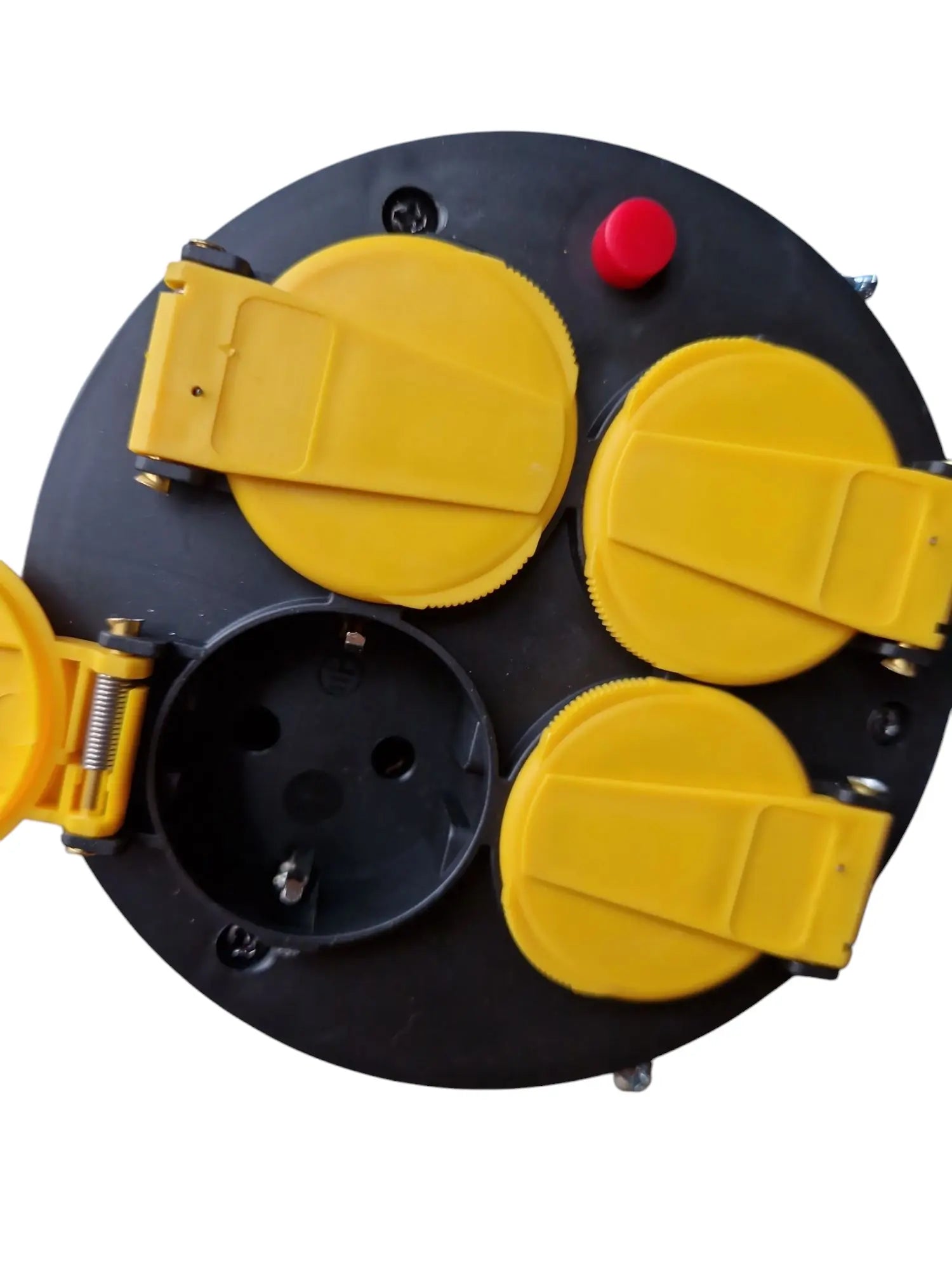 Verlengsnoer kabelhaspel 3x2.5mm² 4 stopcontacten met randaarde - Top - Tools.nl