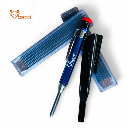 Vosco markeerpotlood navulbaar incl. 12x vullingen - Top - Tools.nl