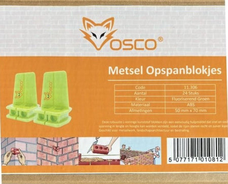 Vosco metsel opspanblokjes 24 stuks - Top - Tools.nl