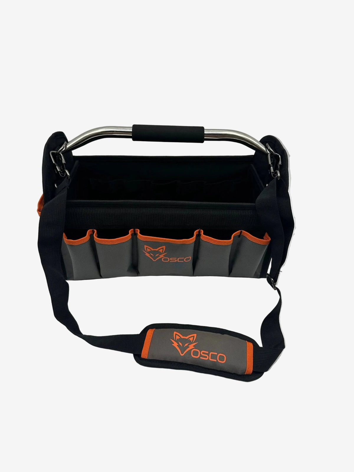 Vosco stevige gereedschapstas met robuust stalen handvat - Top - Tools.nl