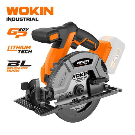WOKIN 20V Li - Ion Borstelloze Accu Cirkelzaag – Industrieel | 165mm - Top - Tools.nl