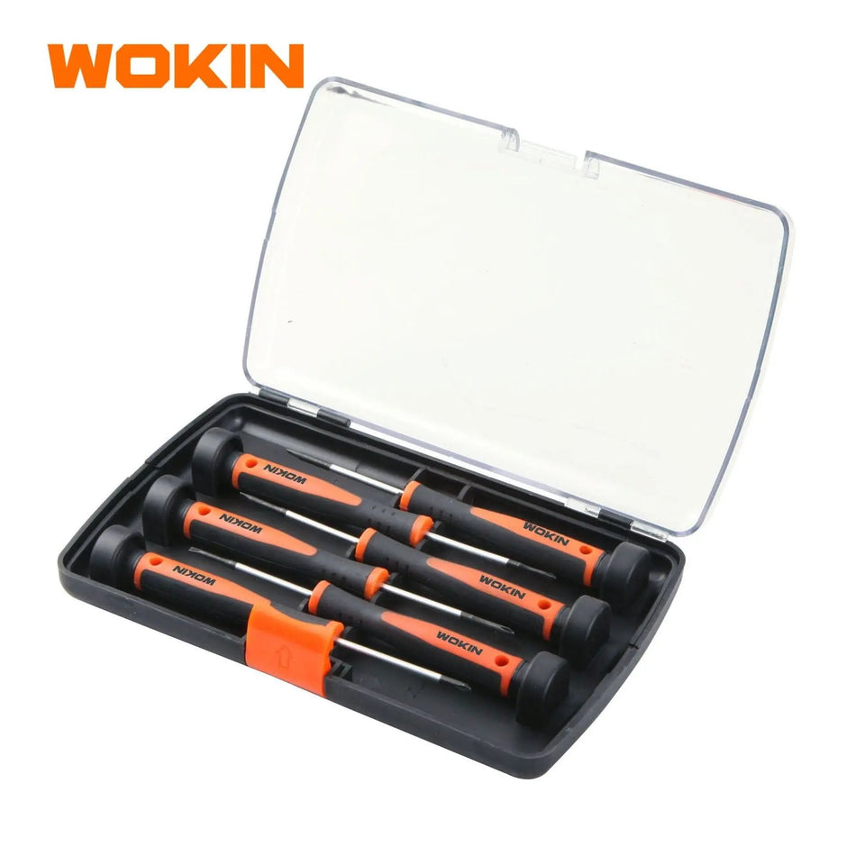WOKIN 6 - Delige Precisie Schroevendraaier Set – Ergonomisch CrV - staal - Top - Tools.nl