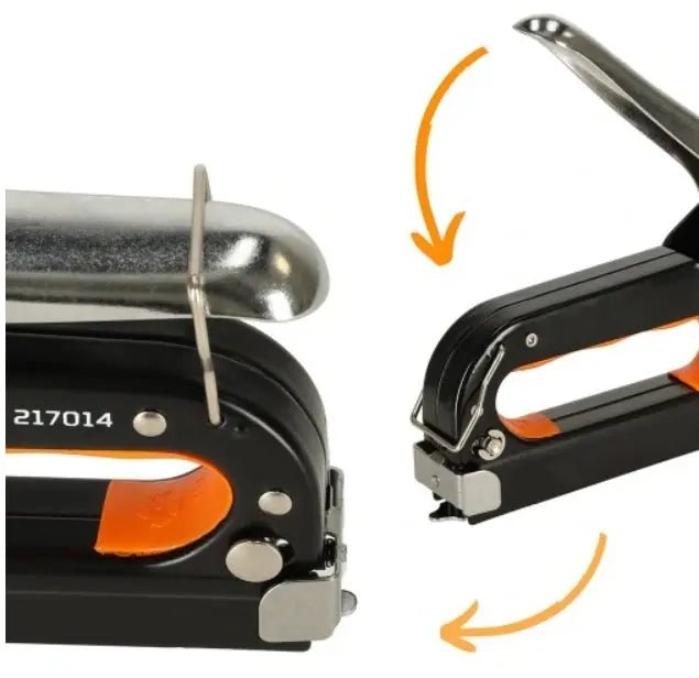 WOKIN Heavy Duty 3 - Way Stapler – Professional Multi - Type Nail Gun - Top - Tools.nl