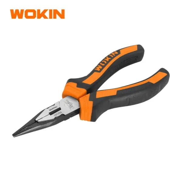 WOKIN Lange Neus Tang 160mm – Gehard Staal Precisie Gereedschap - Top - Tools.nl