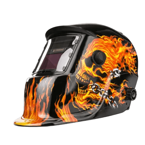 Zincline Automatische Laskap – Vuurpatroon Lashelm – Zwart Kunststof - Top - Tools.nl